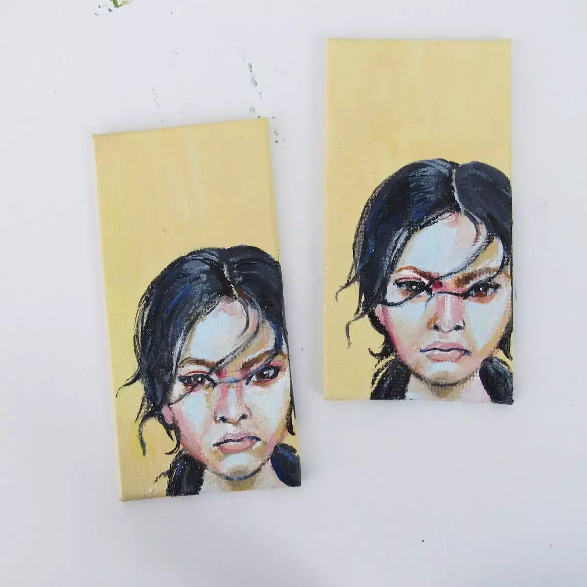 Fury mini painting by Kelly Sly